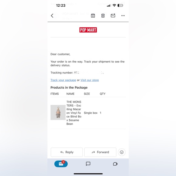 POP MART Labubu Exciting Macaron Series - Sesame Bean (Best Offer) - Picture 9 of 9